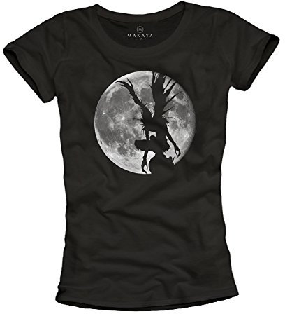 Death Note T-Shirt Damen - Shinigami schwarz L