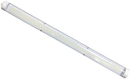 JustLED LED-Unterbauleuchte, 220–240 V AC / 6,5 W / 580 lm / 550 mm / verknüpfbar, tagesweiß, 6000 K / Verwendung für Küche unter Schrank/Theke/Kleiderschrank/Schrank/Treppen/Flur