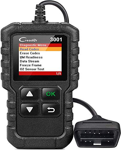 LAUNCH Creader 3001 OBDII/EOBD diagnostica Scanner Read Dtcs Check Engine Light Scan Tool, Supporto O2 Sensor