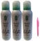 bilou Duschschaum Frosty Mint 3er Set mit usy Pink Pencil (3x200ml Flasche)