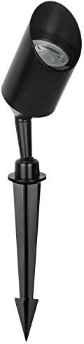 trendlights24 Lori IP65 1x LED Gartenstrahler 230V GU10 4W 300 Lumen Warmweiß Erd-Spieß Außen-Lampe Terrassen-Leuchte Leuchtmittel austauschbar