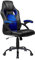 DORMIDAN- Silla Gaming, Silla de Escritorio, Silla de Oficina, Silla de Ordenador, Silla Giratoria, regulación en Altura, con Respaldo, Silla para Videojuego, Silla Racing SR-1 (Azul)