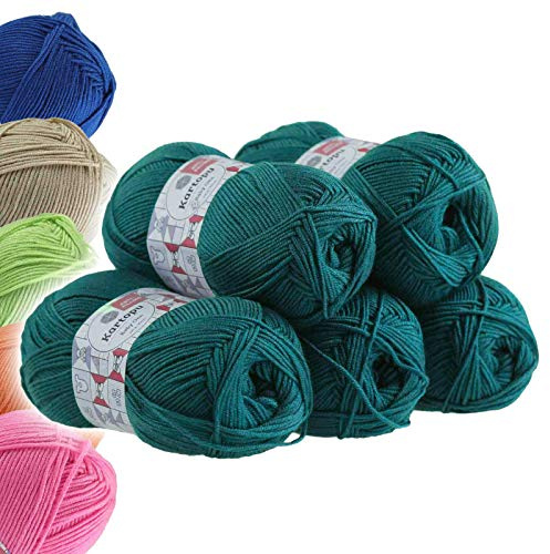 5 x 100g Strickgarn Kartopu BABY ONE Antipilling Babywolle Babygarn, Farbwahl