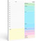 PACKLIST® Planificador Diario A4 – Agenda Perpetua Día por Página – Ideal para Clases y Organización Personal – 52 Hojas Daily Planner