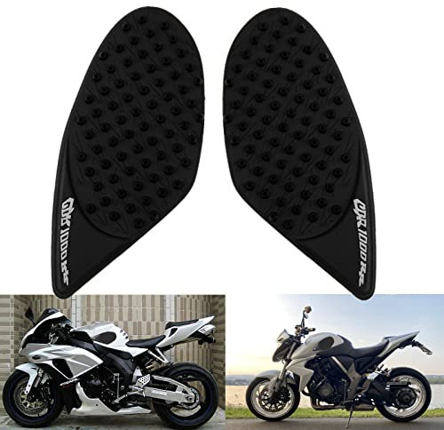 Rodilleras laterales adhesivas para depósito de moto, extractor de depósito, compatible con CBR1000RR y la mayoría de motos con depósito metálico.