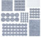 Filzgleiter Selbstklebend Set,moinkerin 144 Stücke Filzgleiter für Stühle(Eckig und Rund) - Grau Stuhl Filzgleiter 3mm Dicke Möbel Filzgleiter für Möbelfüße Stuhlbeine, Hartholzböden
