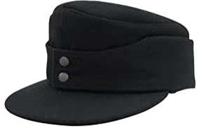 Militaryharbor Panzer Elite EM Black Wool M43 Field cap-S (56-57)