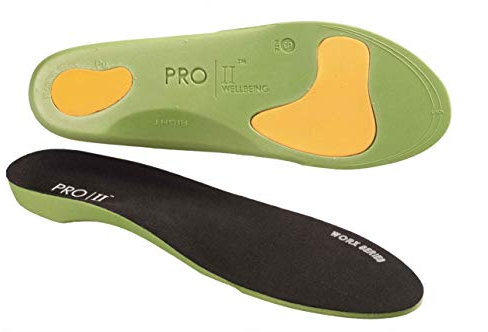 PRO 11 WELLBEING Worx Series Orthotic Insoles for Plantar Fasciitis and Flat feet (5/6.5 UK S)