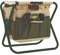 Draper 2-in-1 Foldable Camping Chair & Bag | Fishing Seat | 8 Pocket Storage Gardening Stool With Handles | 110 Kg Max Load Garden Tool Storage Bag | 28052
