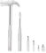 YOUMI 6 in 1 Silver Hammer & Screwdriver Tool Multitool Set Claw Hammer with Anti-Slip Grip Handle Slotted/Flat Head Phillips Screwdriver Nail Puller Best Gift for Family Friends Colleagues
