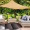 HAIKUS Toldo Vela Rectangular 4x6 m, Vela de Sombra 6x4 m PES, Impermeable y Resistente al 95% Rayos UV para Exterior, Patios, Jardín, Terraza (Arena)