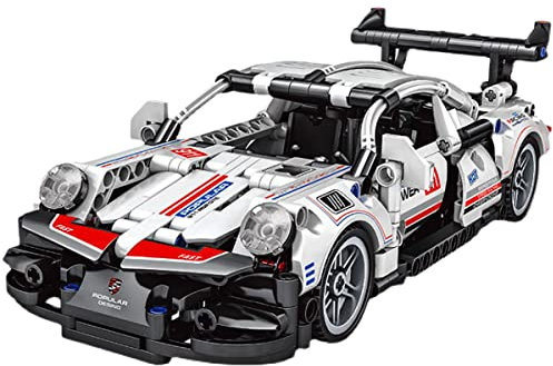 V12-GT Sportwagen Bauklotzspielzeug, Modellauto im Maßstab 1:14, Baukasten-Rennwagen für Kinder und Jugendliche mit Powermotor, Sammlerstück zum Geburtstag……