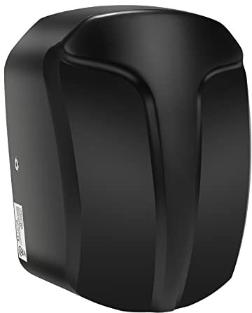 QL Asciugamani Elettrico ad Aria,Asciuga Mani Elettrico Automatico 1150W in Acciaio Inox con Filtro HEPA per Bagno,Commerciale Nero