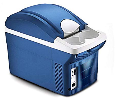 DieffematicBX Mini Frigo 8L Mini-réfrigérateur portable Refroidissement et réchauffement Réfrigérateur Congélateur Isolation Boîte à double usage for voiture Home Office extérieur pique-nique Voyage (