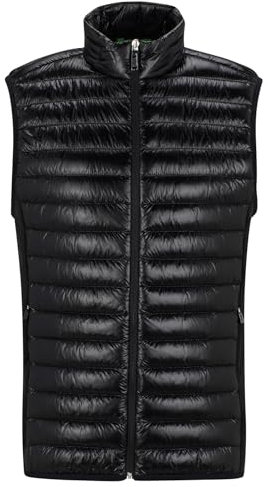 BOSS Mens V Techno Down-Filled Gilet with Water-Repellent Finish