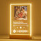 witfox Placa Spotify Personalizada - Marco con Canción, Foto y Luz, Regalos para Novios, Parejas, San Valentín, Día de la Madre, Aniversario, Navidad