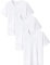 LAPASA Pack de 3 Camisetas Hombre de Algodón ELS Manga Corta Camiseta Interior Cuello en V M06 Large Blanco (Cuello en V)
