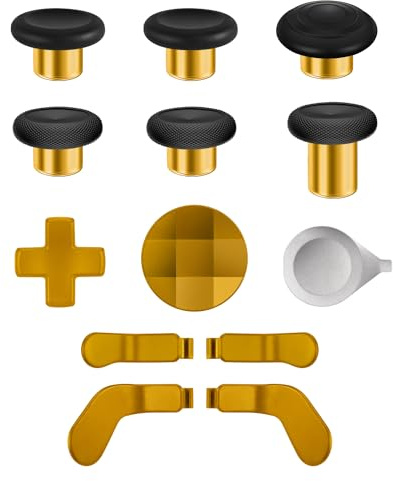 Zubehör für Xbox Elite Controller Serie 5.1 - 33.0 cm 1 Ersatzpaddel Thumbsticks Analog Sticks Joystick Teile Reparaturset Komponenten-Set mit 2 D-Pads, 1 Werkzeug