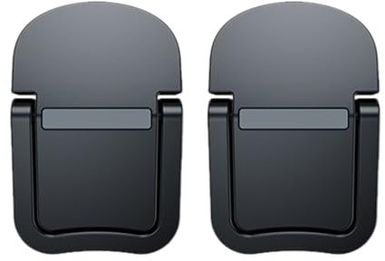 2 Pezzi Mini Supporto per Computer Portatile Supporto PC Portatile Pieghevole Supporto per Tastiera del Computer Supporto per Laptop Invisibile Ergonomico Portatile Supporto Pieghevole (Nero)