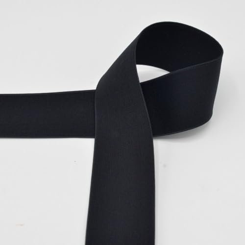 Die Stofftante Gummiband 40 mm breit, Schwarz, Meterware