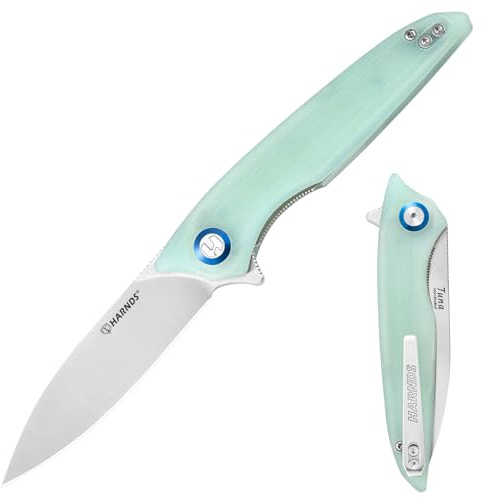 Harnds Klappmesser, Camping Überlebensmesser, Taschenmesser für Männer, Geeignet für das tägliche Leben und Outdoor-Wandern, Angeln