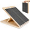 Professional Portable Wooden Slant Board for Calf Stretching Squats Calf Stretcher Physical Therapy Equipment Adjustable Incline Board for Knees Ankle Heel Feet Leg