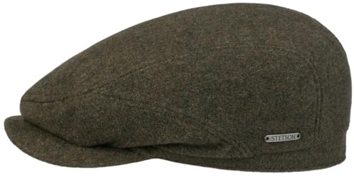 Stetson Vedrick Flat Cap Made in EU Wool Cashmere Men Autumn Winter