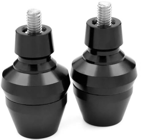 Protezione anticaduta Per KAWASAKI Z750 Z800 Z 900 Z1000 Per Adventure R RC 125 200 390 6mm Parafango Anteriore Moto Slider Telaio Vite Bullone Protezione Forcella Protezione antiurto per moto(Nero)