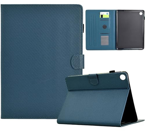 Tablet Cover Compatible with Kindle Fire HD 8 Case 7th/8th Generation, 2016/2017/2018 Release Case Slim PU Leather Multiple Angle Stand Flip Case with Card Slot & Auto Wake/Sleep Cover Full Protective