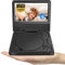 Reproductor de DVD portátil con Bluetooth de 9,5 pulgadas, YOOHOO con pantalla HD de 7,5 pulgadas, para niños, para viajes, TV de coche para reposacabezas, todas las regiones gratis, reproducción de