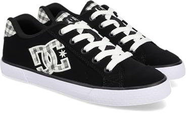 DC Shoes Damen Chelsea Sneaker, Schwarz/Weiß, 42 EU