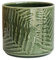 Ivyline Plant Pot Planter, Ceramic, Green, Large