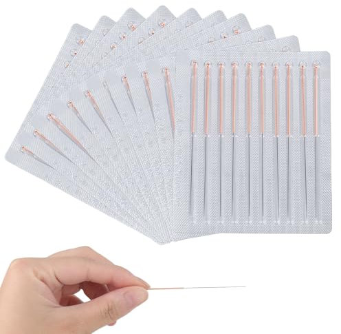 Cleaning Needles Lot de 100 aiguilles pour nettoyage des buses en acier inoxydable pour imprimante 3D - Aiguilles de nettoyage pour buses d'imprimante 3D - Kit de nettoyage - Aiguilles de nettoyage