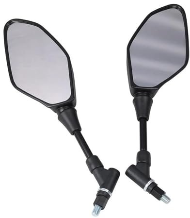 NOHEEU Motorrad Zubehör Rückspiegel Seite Spiegel Für Y&amaha JXJ6 XJ 6 XJR 1200 1300 XJR1200 XJR1300 Griffendspiegel