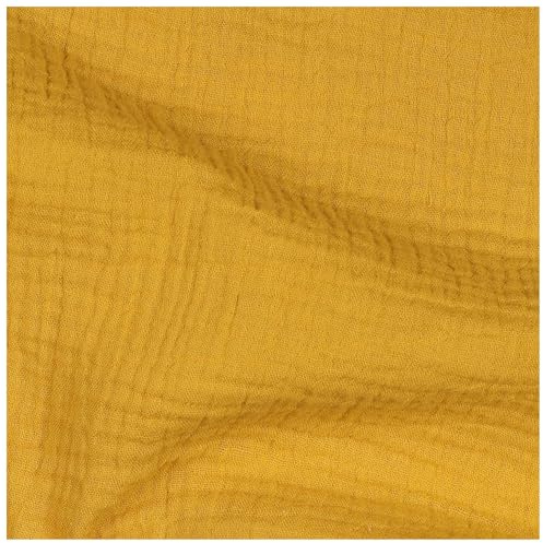 Musselin Bio Organic ab 1m Baumwollstoff Double Gauze Mulltuch Stoff Oeko-Tex