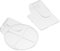 jojofuny Set Palette Cosmetiche Acriliche Portatili per Nail Art e Trucco 2 Pezzi Trasparenti e Resistente per Miscelazione Cosmetica