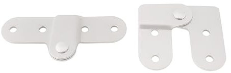 OTOTEC 2 Bisagras Plegables Resistentes de 180° de 75 X 33 Mm Aptas para Escaleras Mesas Plegables Y Muebles.