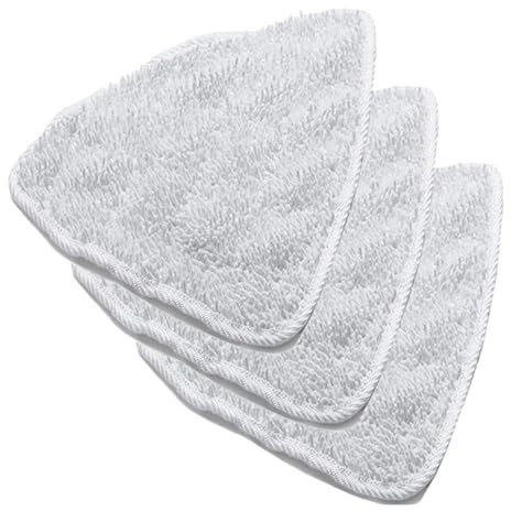 AZSHIW Steam Mop Pads Compatible With Vileda Microfiber Washable Reusable Mop Refill Hot Spray Steam Mop Cleaning Floor Tool Parts Replacement(Set1)