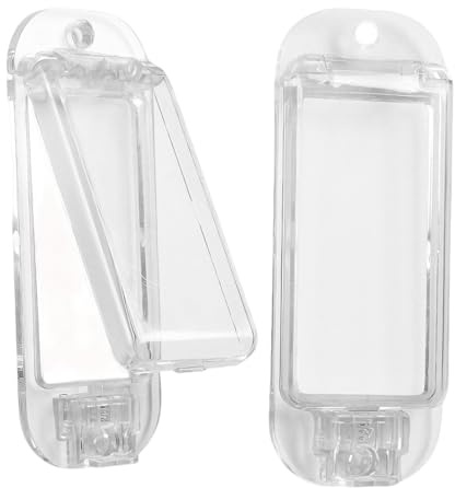ApexPine 2 Pcs Clear Toggle Switch Protective Covers for Home