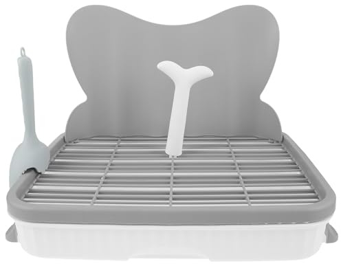 UPKOCH 1 Set Mess-Free Puppy Training Litter Box - Waterproof Dog Potty Tray for Indoor Use - Easy Clean Dog Litter Pan - Small Animal Toilet Tray Open Pee Pad Holder for Pets
