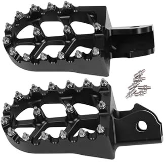 pédales de moto Pour Sherco 50 SM 50cc Repose Pieds Pour Moto Pour Tout-terrain(Noir)