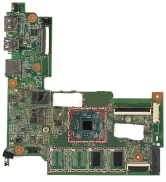 For la scheda madre del computer portatile 11-Y 11-R DA0Y0HMB6F0 N3050 N3060 2G 902904-601 905683-601 L08339-601 Scheda notebook