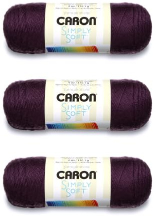 CARON SIMPLY SOFT -170.1G-PLUM PERFECT , 7.84 x 24.3 x 7.84 cm