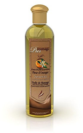 Camylle - Pur Massage Fleur D'Oranger - Huile de Massage Spa Précieuse - Déstressant aux arômes suaves et captivants - 500ml