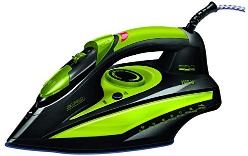 MPM Dampfbügeleisen MZE-04/C - Bügeleisen mit Dampfstoß 2600 W - Vertikaldampf & Antihaft-Sohle – Anti-Kalk, Tropfstopp, Selbstreinigung – Schnelles Faltenfreies Bügeln