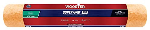 Wooster Brush RR925-18 Inch Super Fab FTP Roller Cover, 3/4-Inch Nap