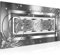 Runa Art Wandbild Abstrakt 1 Teilig 100 x 40 cm Modern Bild auf Vlies Leinwand Diamant Wohnzimmer Schlafzimmer Grau Silber 108012b