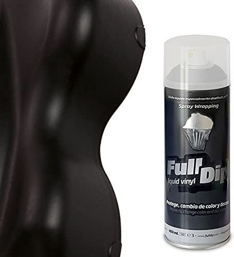 Pittura a spray rimovibile Full Dip: colore: nero opaco