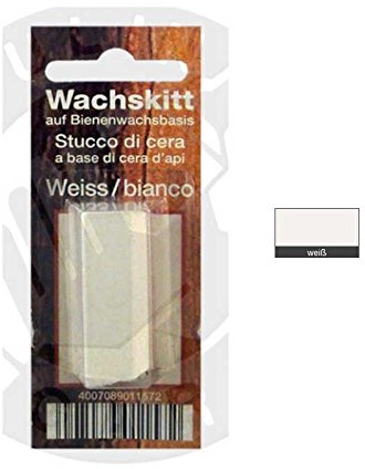 Möbel-Korrektur Wachskitt-Stange (weiss)