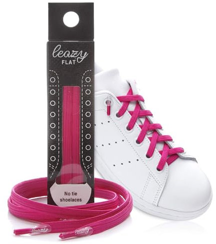 leazy flat - Les lacets plats élastiques avec crochets de fixation pour enfants et adultes